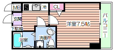 【間取り】 | メインステージ西天満 T’s square