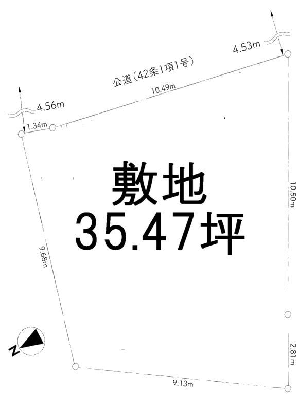 神戸市西区伊川谷町潤和　土地の土地図