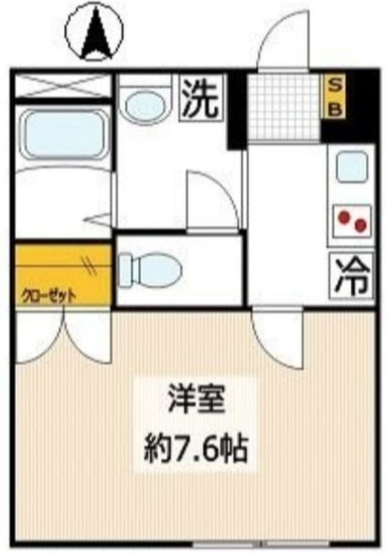 クロノス東大宮の間取り