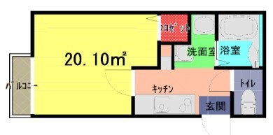 エリシウム大宮の間取り
