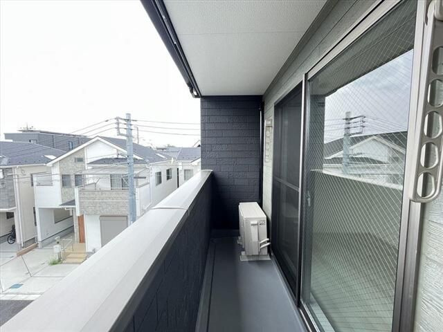 リーブルファイン奈良町Ⅱ　2号棟のバルコニー