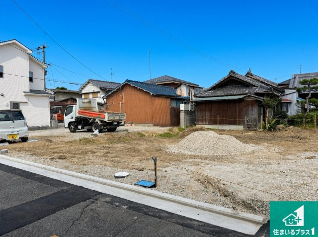 ◆泉大津市千原町　新築一戸建ての外観|周辺は落ち着いた街並みの住宅地！子育てがしやすい住環境です！まだ未完成ですが、現地でしかわからない事もございます。是非一度ご覧ください。