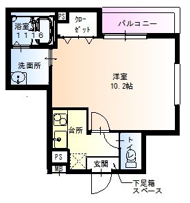 フジパレス西立花Ⅴ番館の間取り