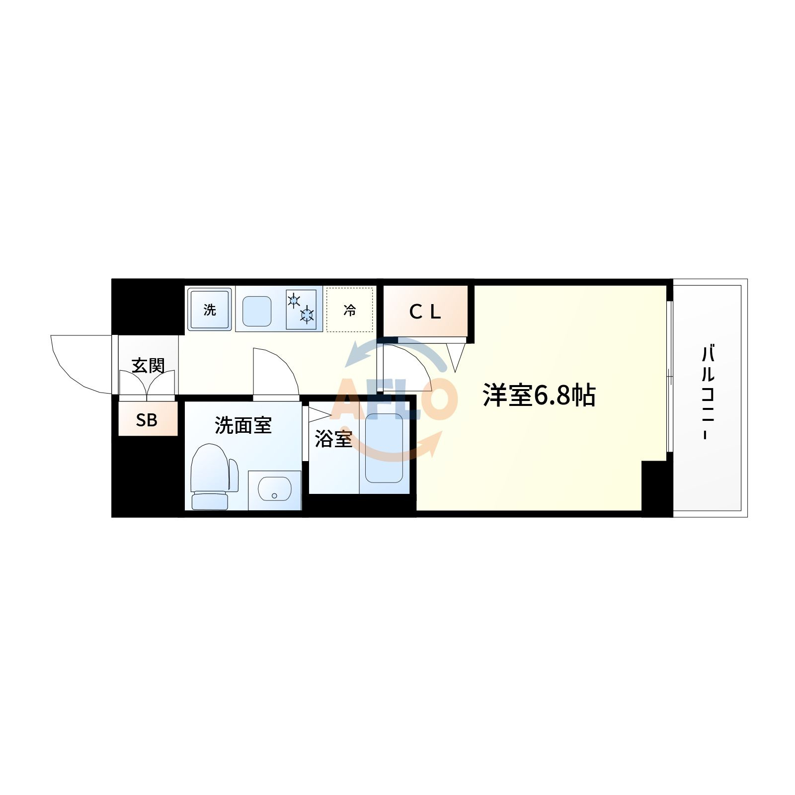 セレニテ江坂グランデの間取り|セレニテ江坂グランデ　間取り