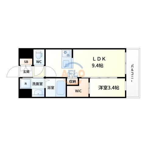 セレニテ江坂ミラクの間取り|セレニテ江坂ミラク　間取り