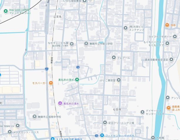 ★舞鶴市公文名　新築一戸建ての地図