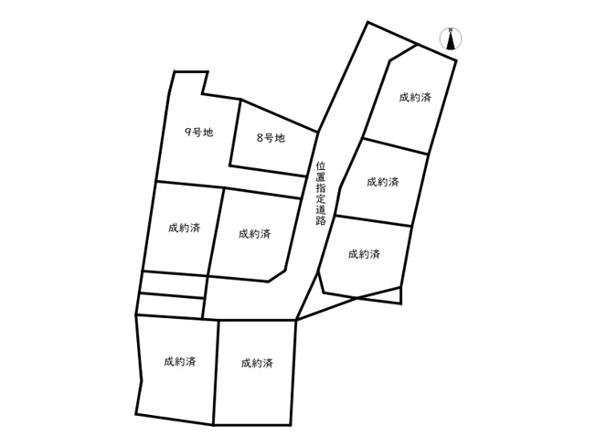 【区画図】 | 姫路市御立中７丁目／売土地