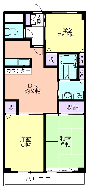 サン・フォーレストの間取り