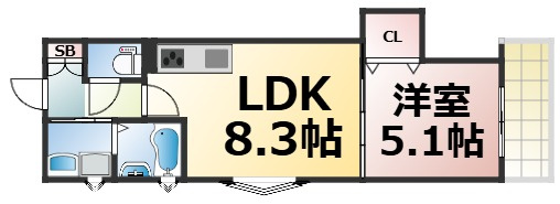 【間取り】 | クリエオーレ林寺　仲介手数料無料