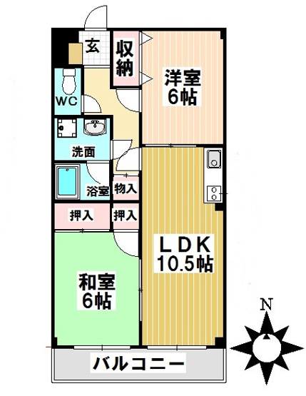 【間取り】 | パーク小倉