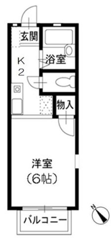 エムブレム　カトリエームの間取り