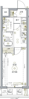 クレヴィスタ練馬武蔵関の間取り