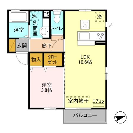 【間取り】 | エスポワール