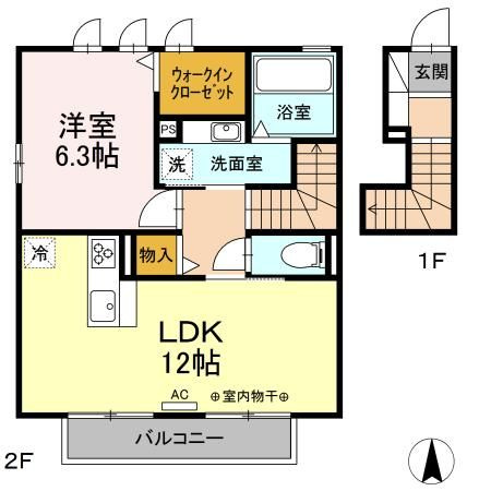 ユーフォリアの間取り