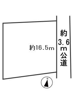 ６７５４０　岐阜市鏡島精華土地の区画図