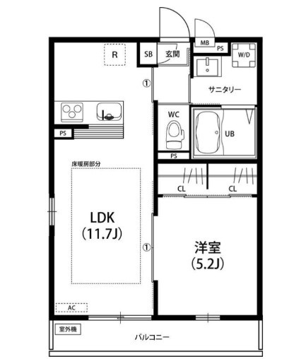 リブリ・アイリスの間取り