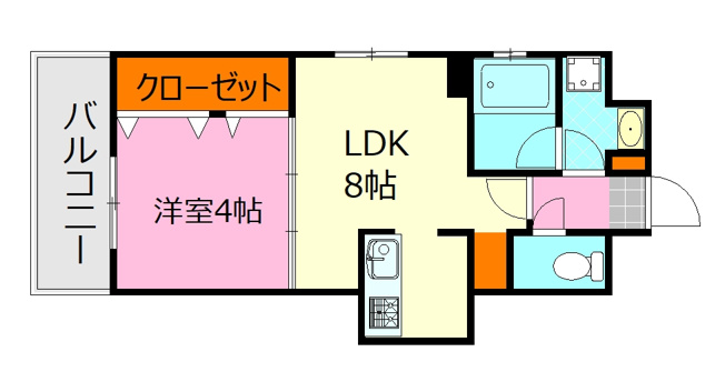 【間取り】 | CALME国泰寺