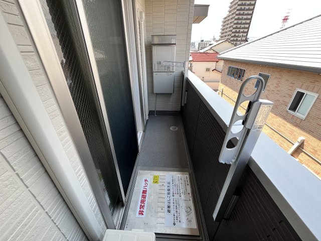 チェーン・パレス上甲子園のバルコニー