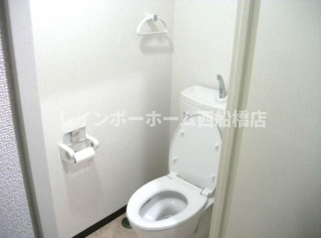 流鉄カーサ新松戸のトイレ