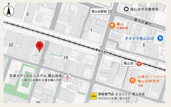 【地図】 | 世田谷区等々力　第一種中高層住居専用地域　売地