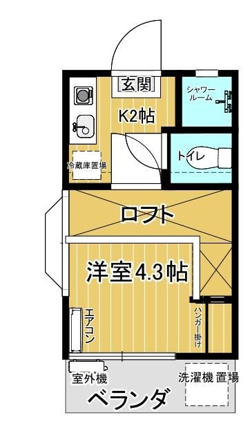 サザンコートハイツの間取り