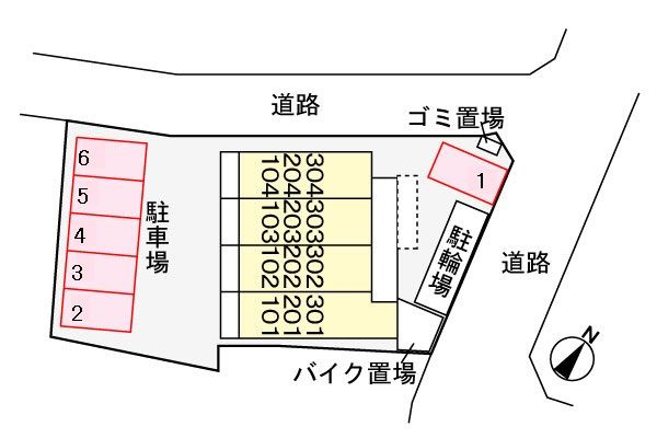 東所沢アーバン　レジデンスの駐車場