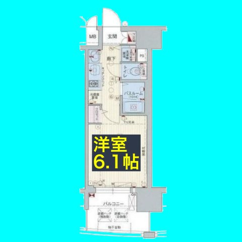 プレサンス桜通グレイスの間取り
