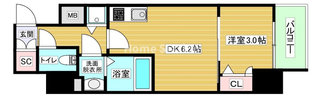 【間取り】 | エスリード大阪セレスティア