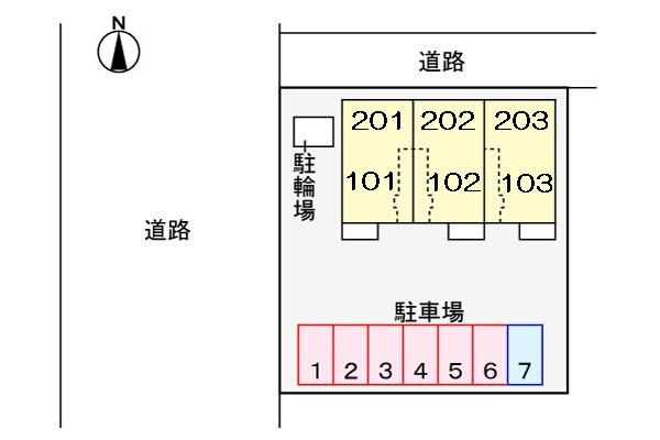 アンシャンテの区画図