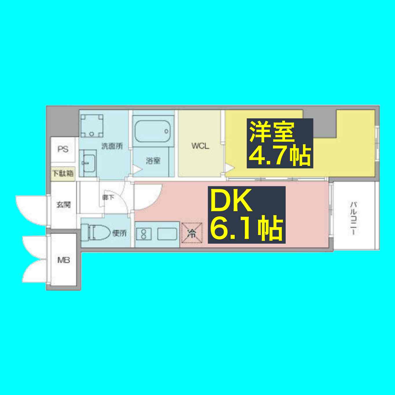 VERITAS SHIRAKANEの間取り