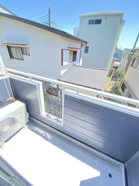 ひいらぎ塚口のバルコニー