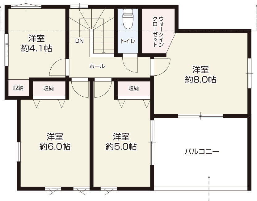 【仲介手数料無料】所沢市東狭山ケ丘１０期　所沢市の不動産なら西武ハウジングの間取り