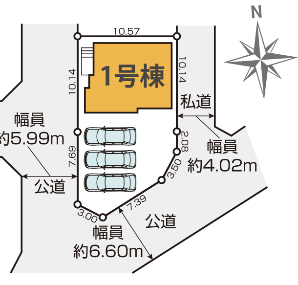 【仲介手数料無料】所沢市東狭山ケ丘１０期　所沢市の不動産なら西武ハウジングの区画図