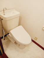 ゆったりとした空間のトイレです