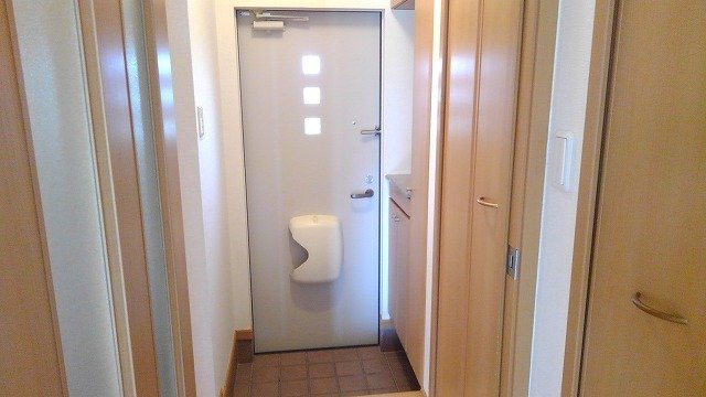 明るい玄関です