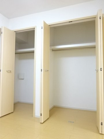 ちょっとした収納スペースも充実しています