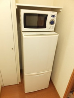 設置家電　冷蔵庫・電子レンジ