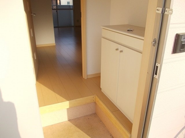 毎日通る玄関はこちらです