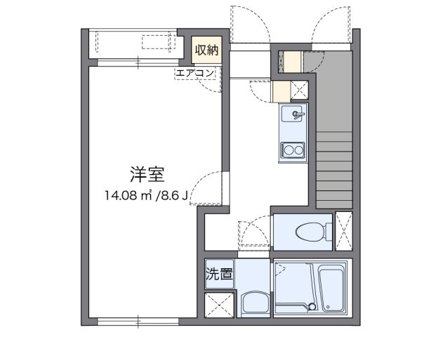 代表的な間取のため実際の間取とは異なる場合があります