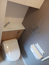 シンプルで使いやすいトイレです