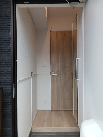 ゆったりとした玄関です