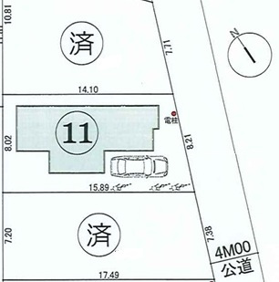 【土地図】 | 【仲介手数料無料！！】日野市豊田3丁目　売地（全12区画）第11区画　4990万円 | 11