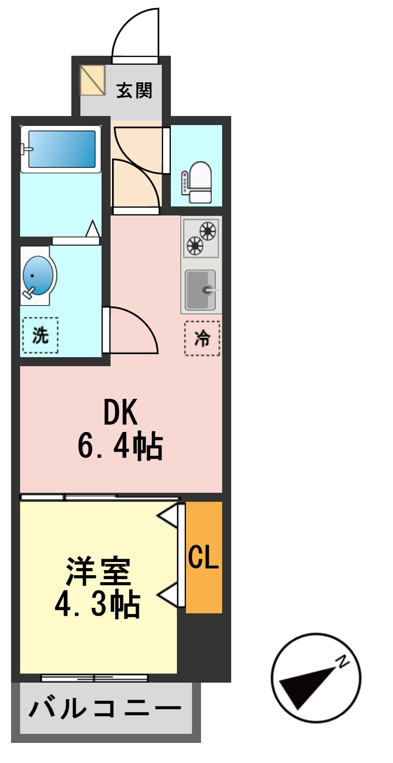 ルネフラッツ新小岩の間取り