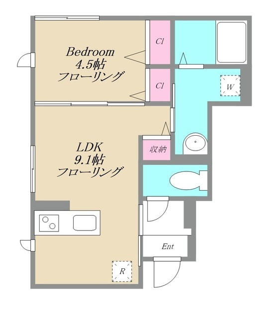 Chacoの間取り|間取りです。