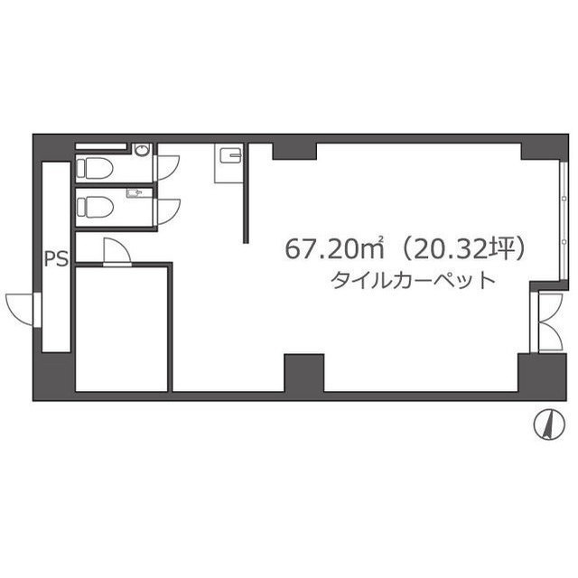 アトモスももち１０４の間取り