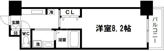 ローズコーポ本町の間取り