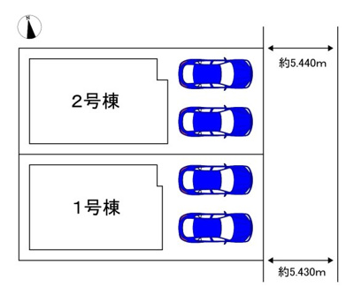 【区画図】 | 昭和通２丁　新築分譲住宅 | 【東向き日当たり良好】たっぷりの陽光に包まれる明るい住まいに気持ちも明るくなりますね♪
