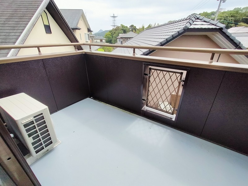 大潟町美崎が丘戸建のバルコニー