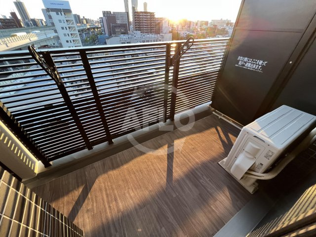 プレサンスOSAKA DOME CITYビーツのバルコニー|プレサンスOSAKA DOME CITYビーツ　バルコニー