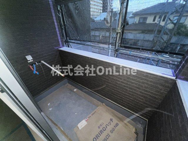 F+style八尾西山本町1号館のバルコニー